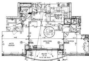 Apartment C layout One Spring Street