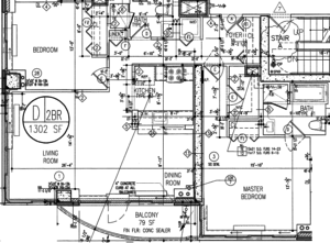 Apartment D layout One Spring Street